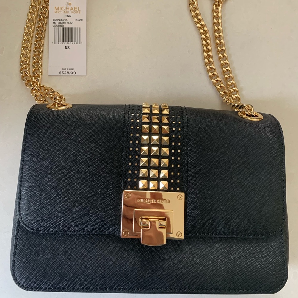 ✨NWT Michael Kors Tina Medium Shoulder Flap Bag